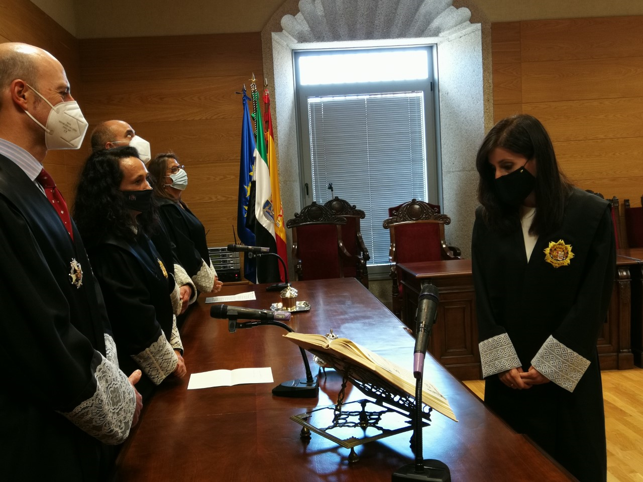 Jura de la magistrada Francisca Valverde